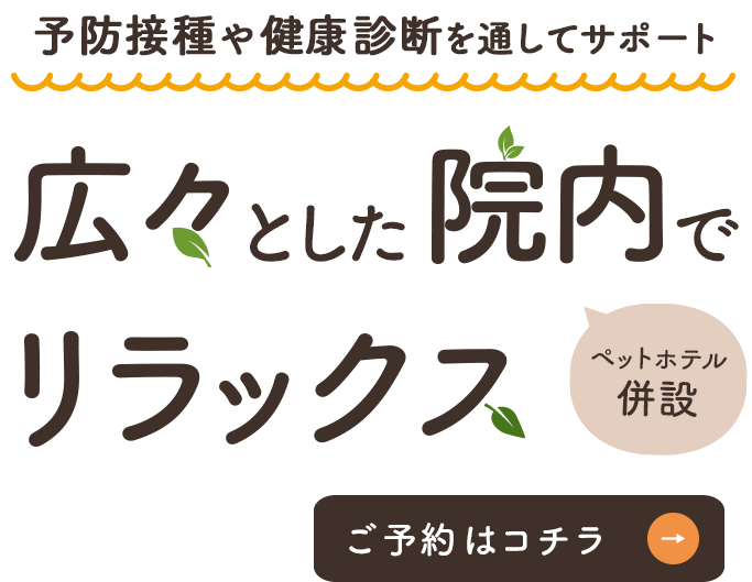 広々とした院内でリラックス